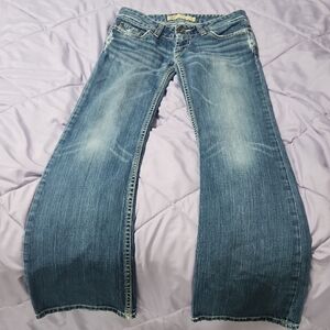 BKE Flare Women's Jeans in Classic Blue